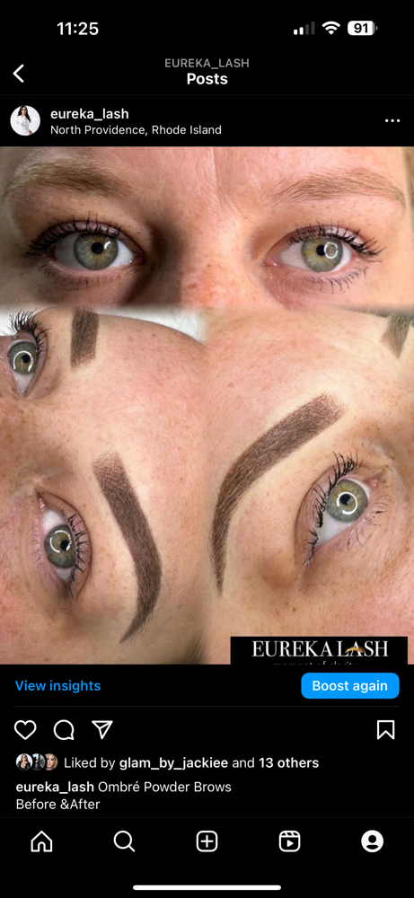 Ombre Powder Brows