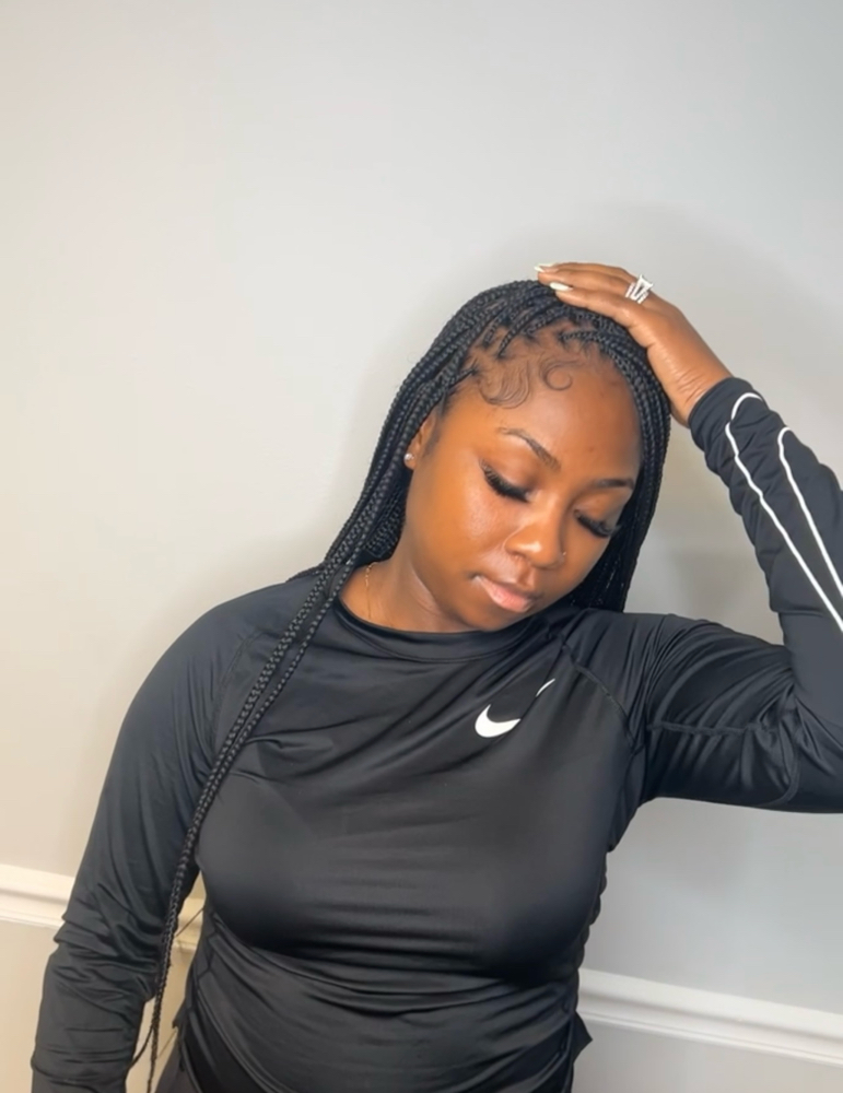 Small Knotless Braids