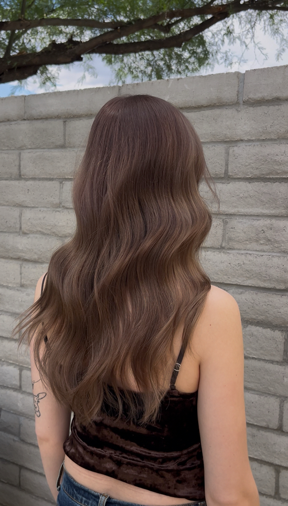 Full Solid Color (darker) at MY Hair Studio by Maddie Yozwiak in Tucson, AZ