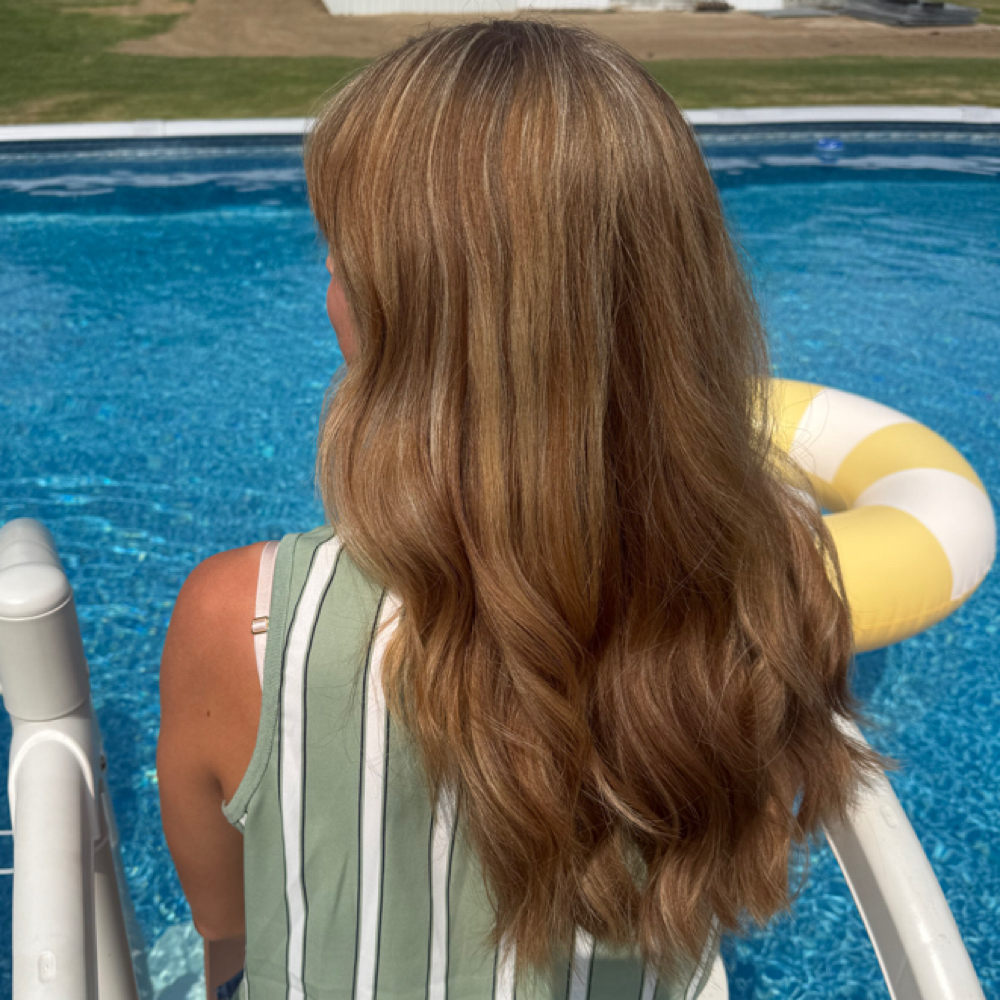 Partial Highlight at Backroad Beaute' Salon in Clio, MI