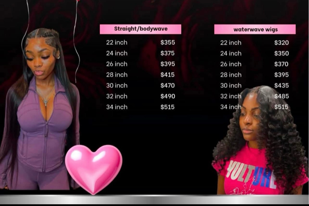 Frontal Wig Included With Install