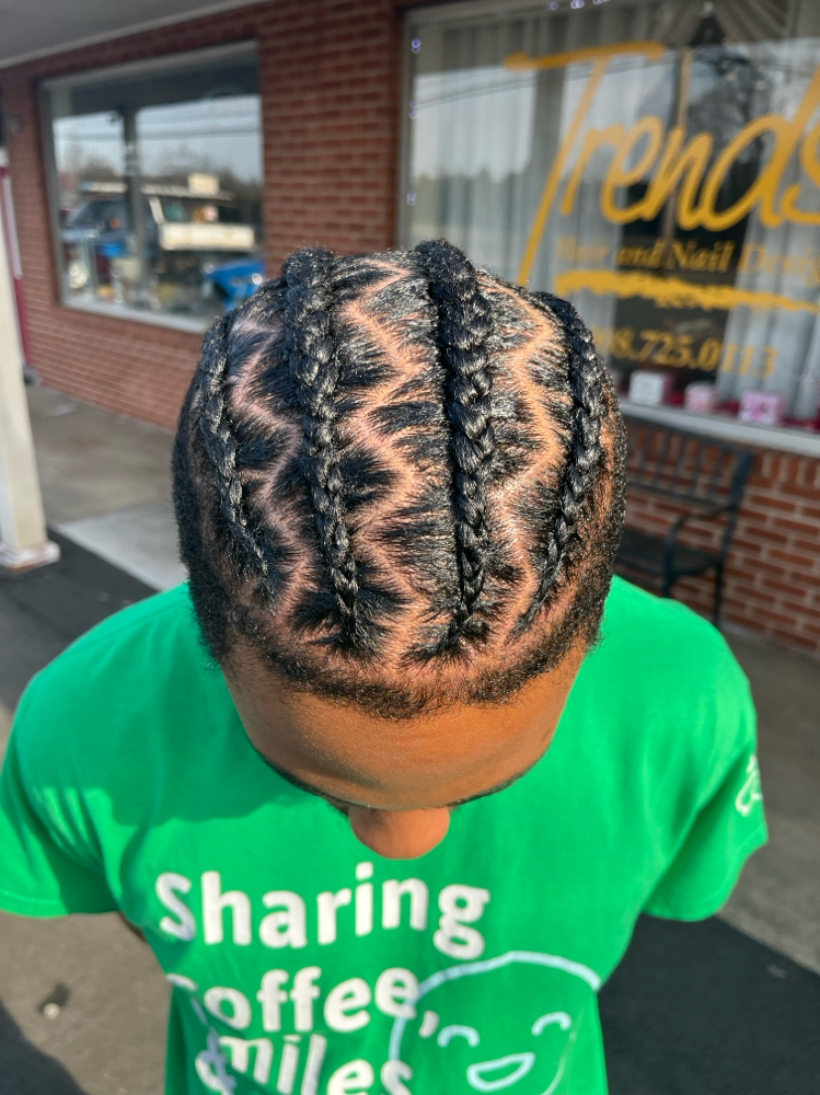 2-6 Cornrows (Men)