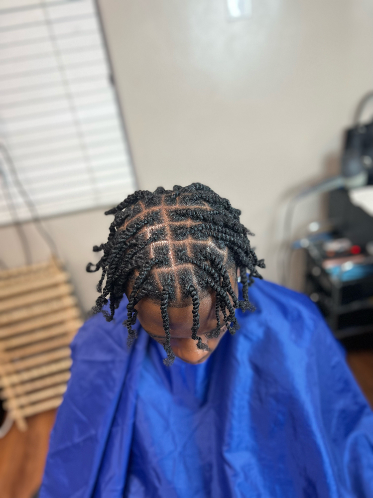 TWO STRAND TWIST ON NATURAL HAIR