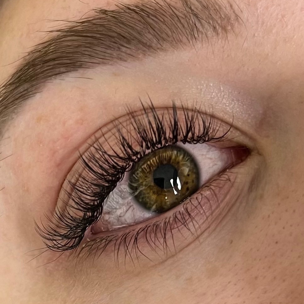 Full Set of HYBRID Lash Extensions at UV Lashes by Beth in Twin Falls, ID
