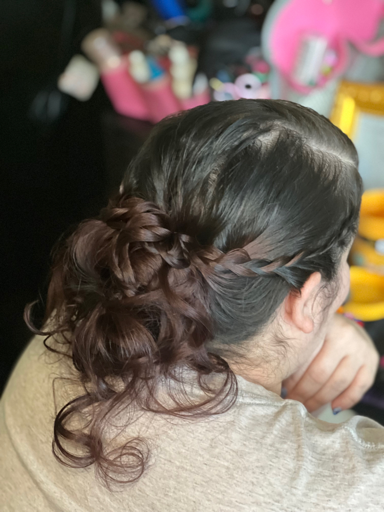 Half Updo Style