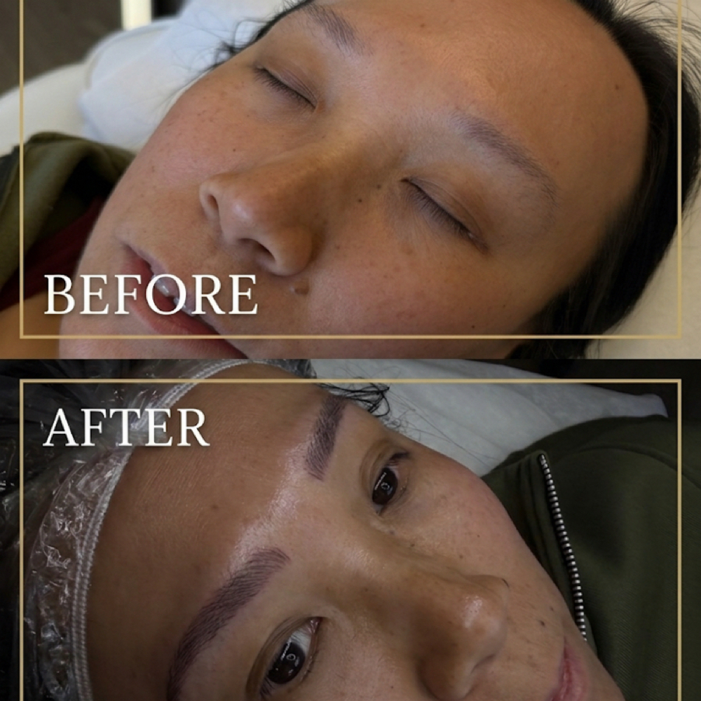 Microblading Touchup After One Year at Farahsglamourspa in East Meadow, NY