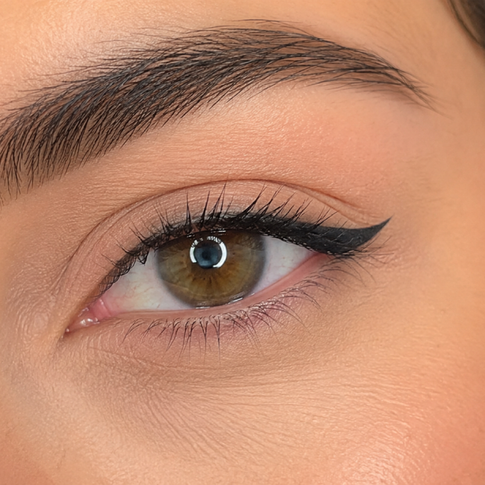 Winged Eyeliner at KM Permanent Cosmetics in Olympia, WA