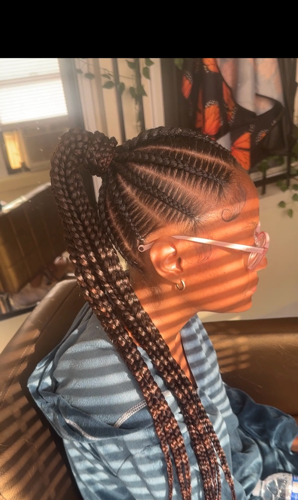 Large Stitch Ponytail at Dani Natasha in Lackwanna, NY