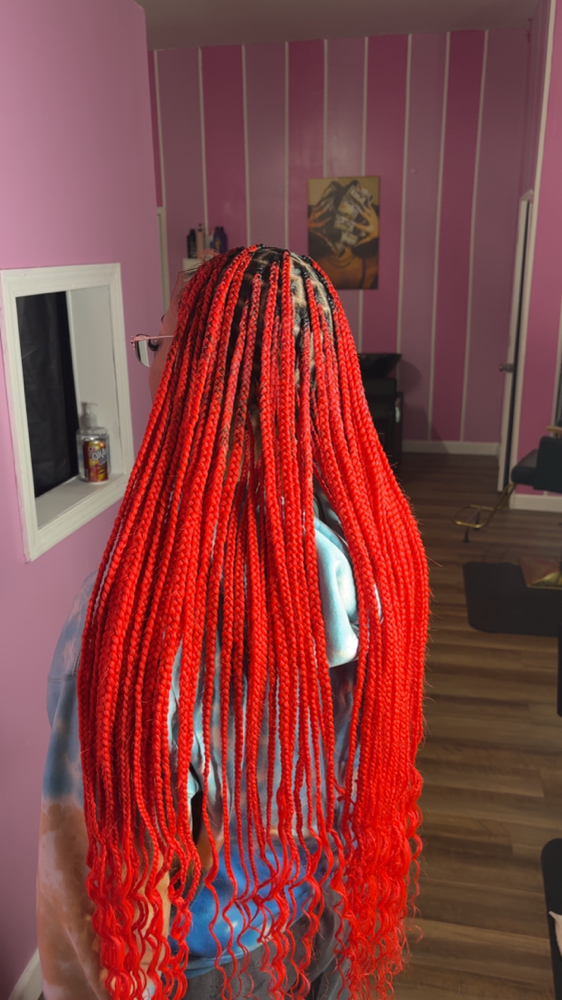 Small Knotless Braids