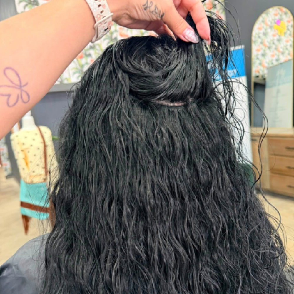 Micro Link Extension Install at SG Stylez Hair Salon in Wills Point, TX