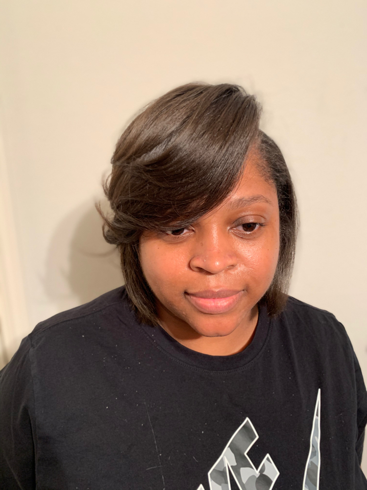 Relaxer Retouch & Style