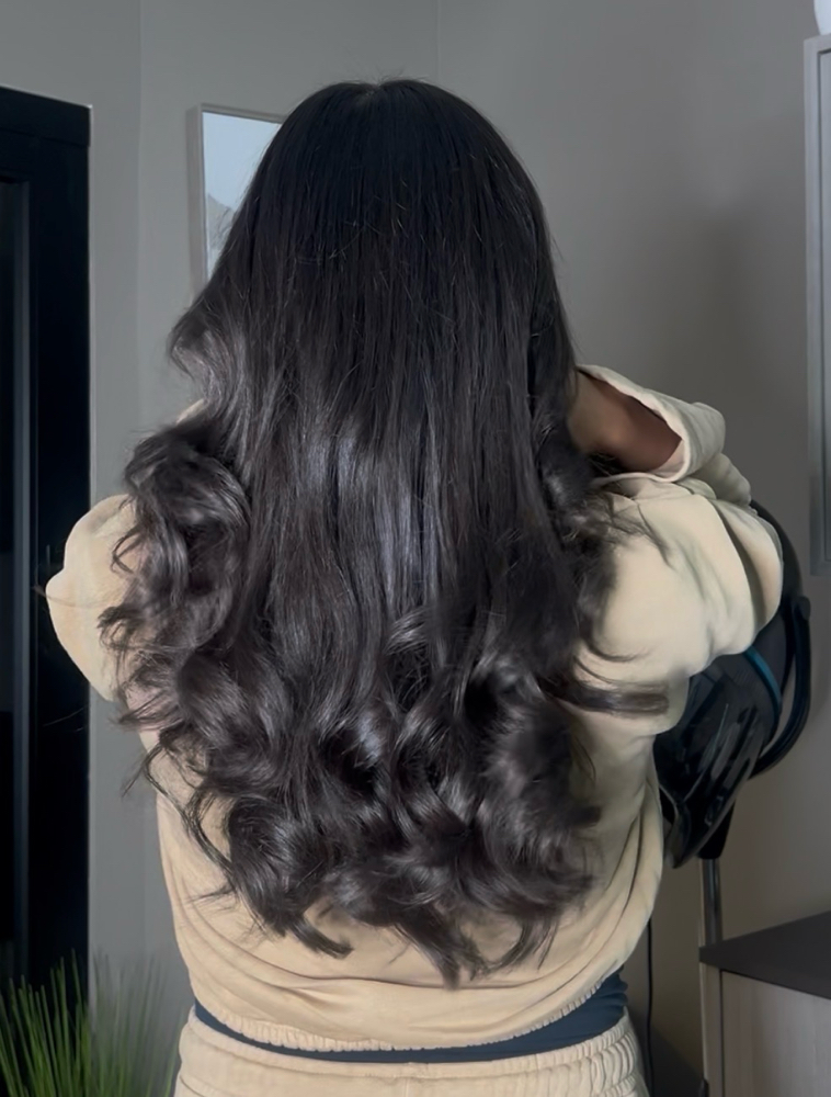 Luxe Silk Press (long Hair)