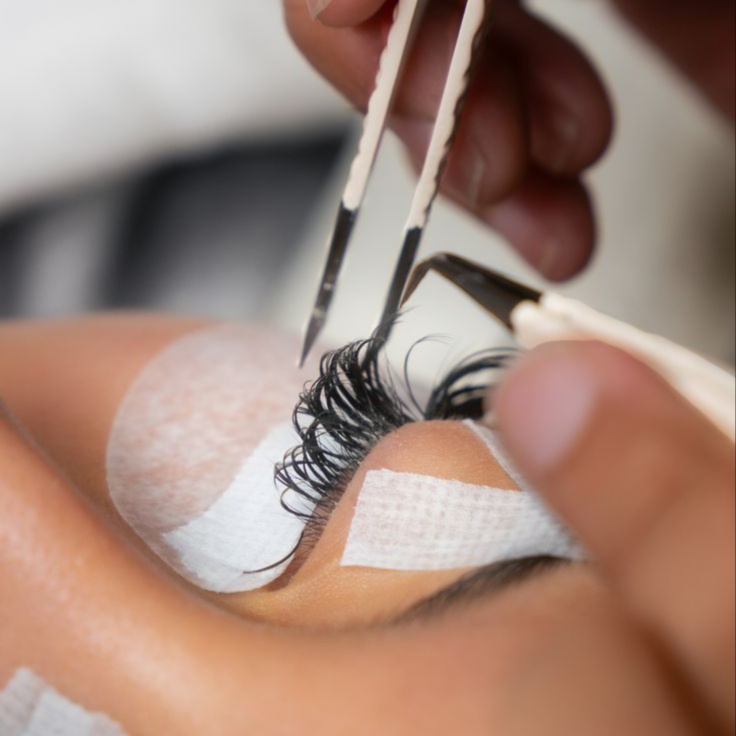 Lash Extensions touch Up at All in one beauti and Training studio in Brooklyn, NY
