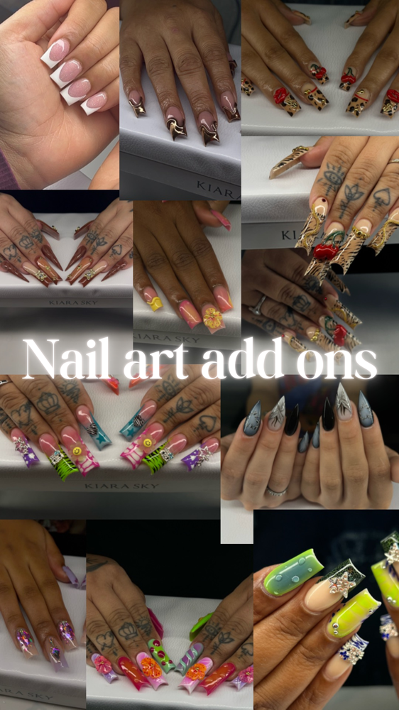 Acrylic Nail Art Add Ons