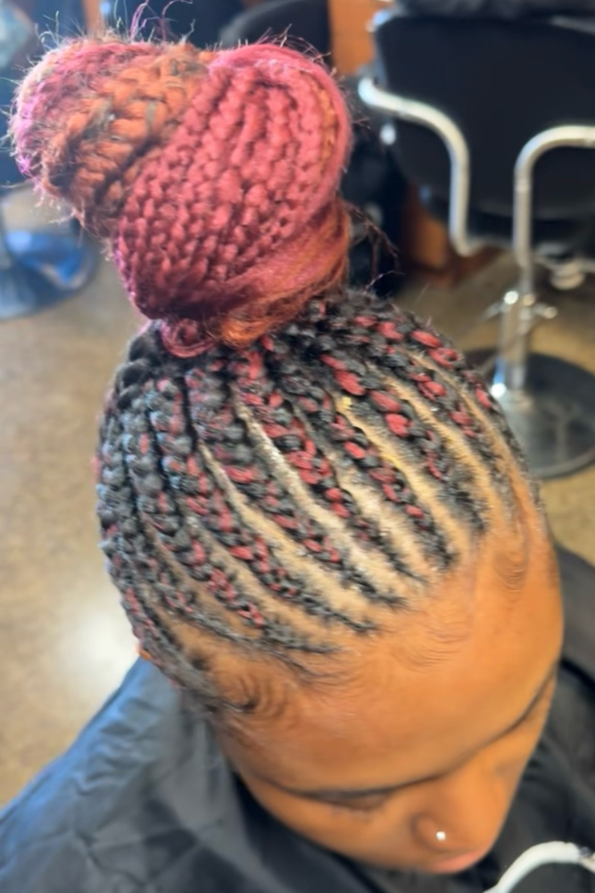 Braided ponytail
