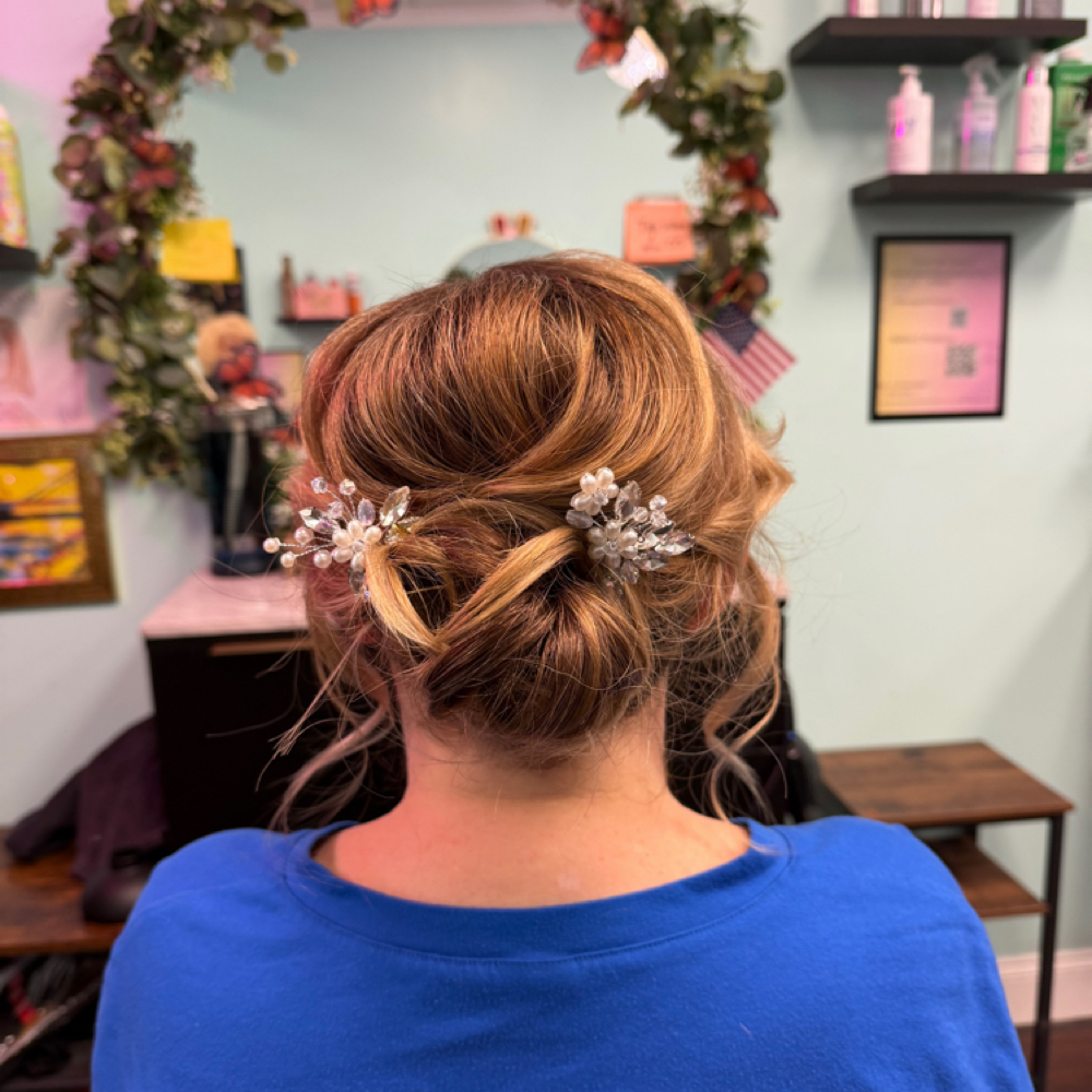 Up-Do at Rinis Hair Suite 2 in Hopewell Junction, NY