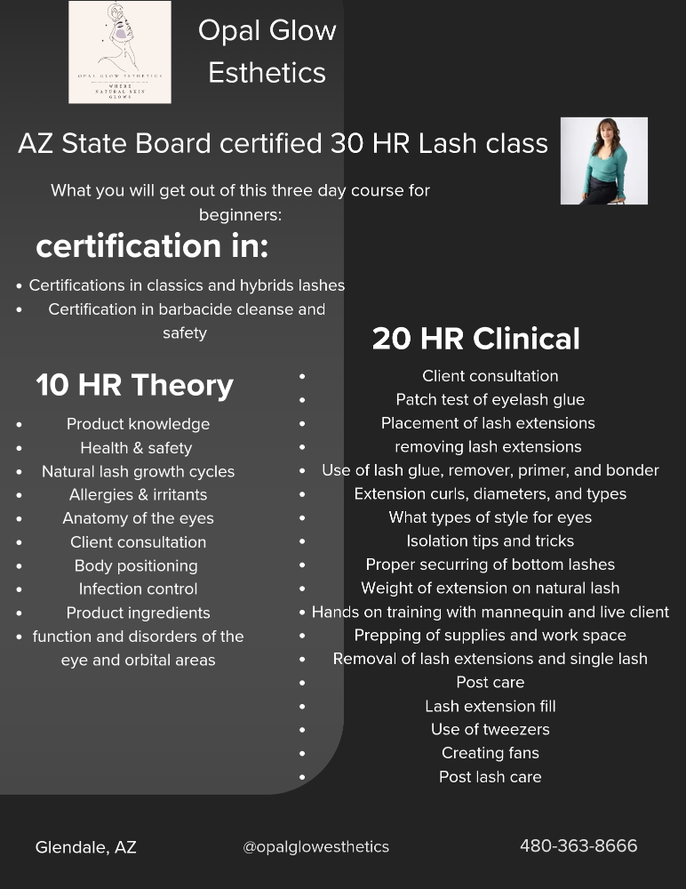 30 Hour Az State Board Lash Course