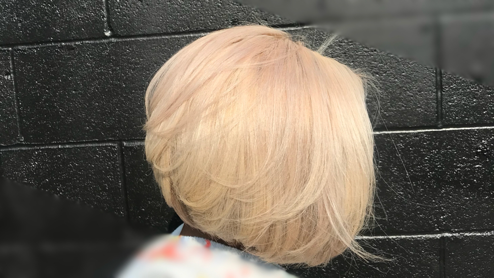 Allover Full Head Blonde