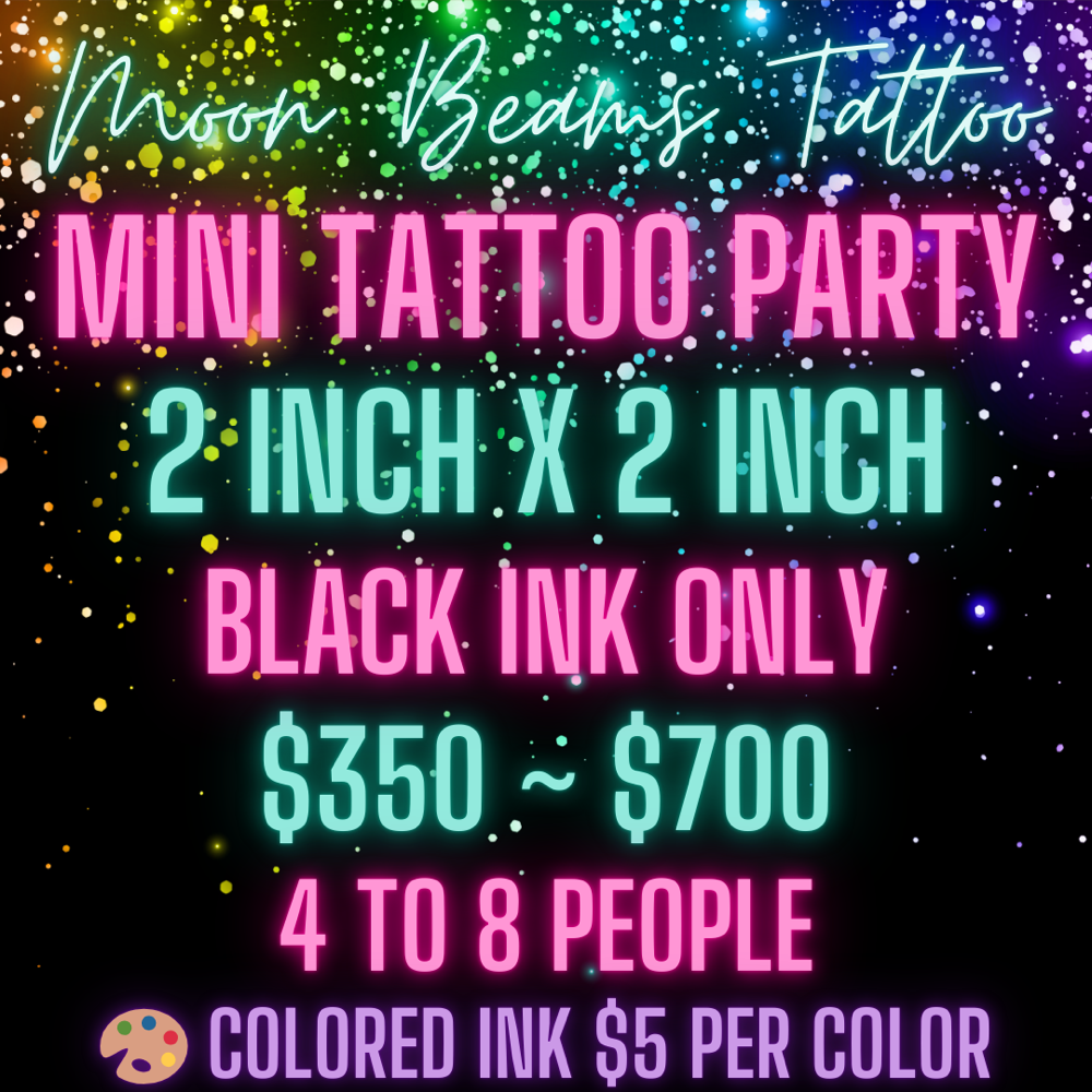 Tattoo Party Mini Tattoos