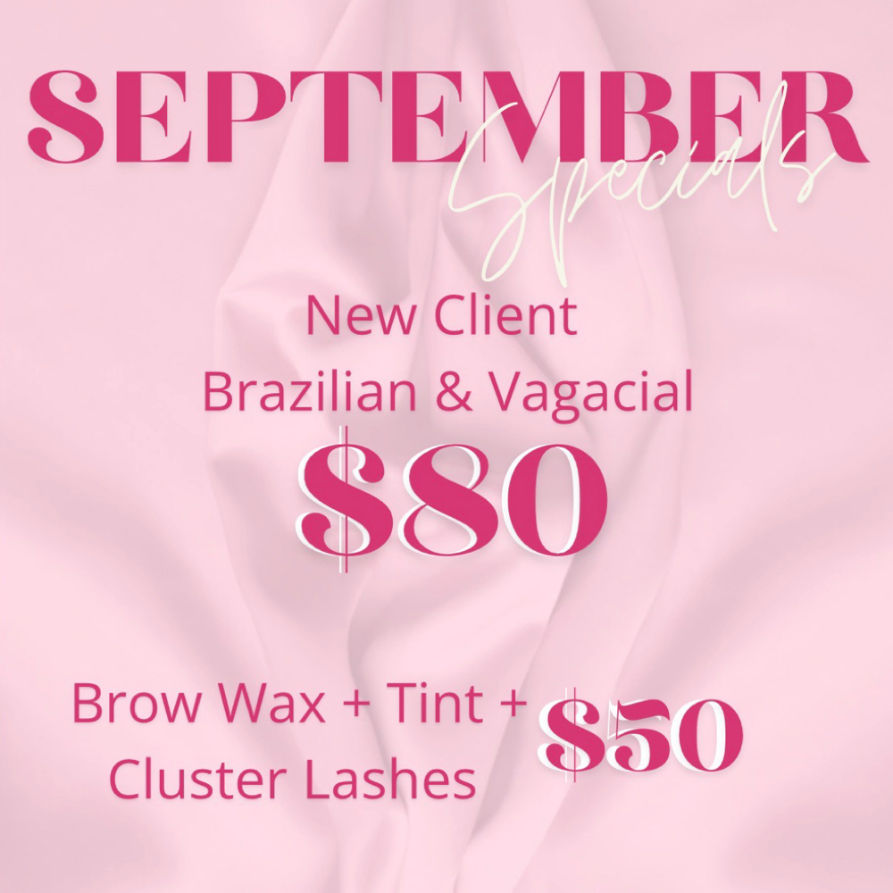Sept Specials at The Gleaux Lab/Charmed Beauty, LLC in West Monroe, LA