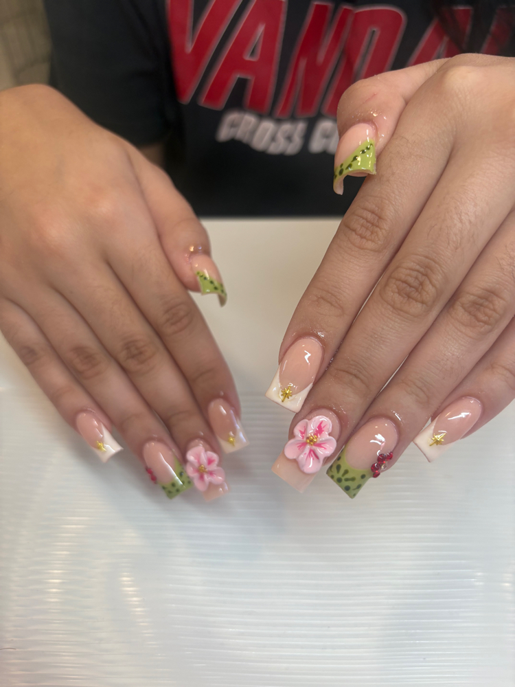 medium acrylic square full set