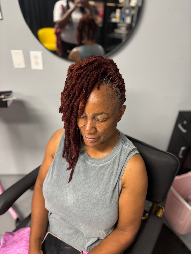 Loc Retwist/style Mid-back at Brittany Neely in York, SC