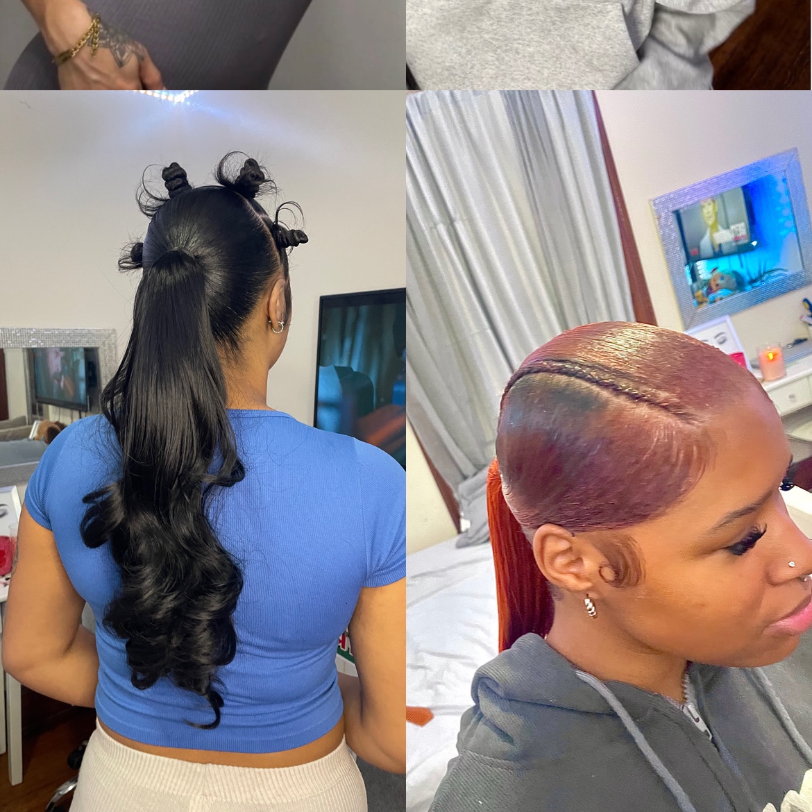 Extended ponytail at Pretty Deluxe Day Spa in Syracuse, NY