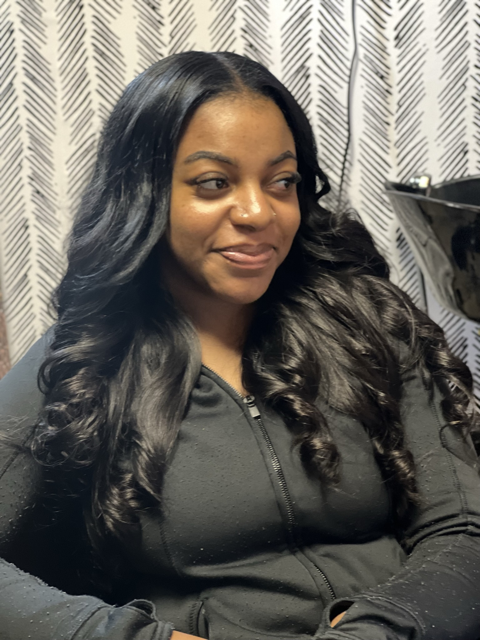 Sew In with Leave Out