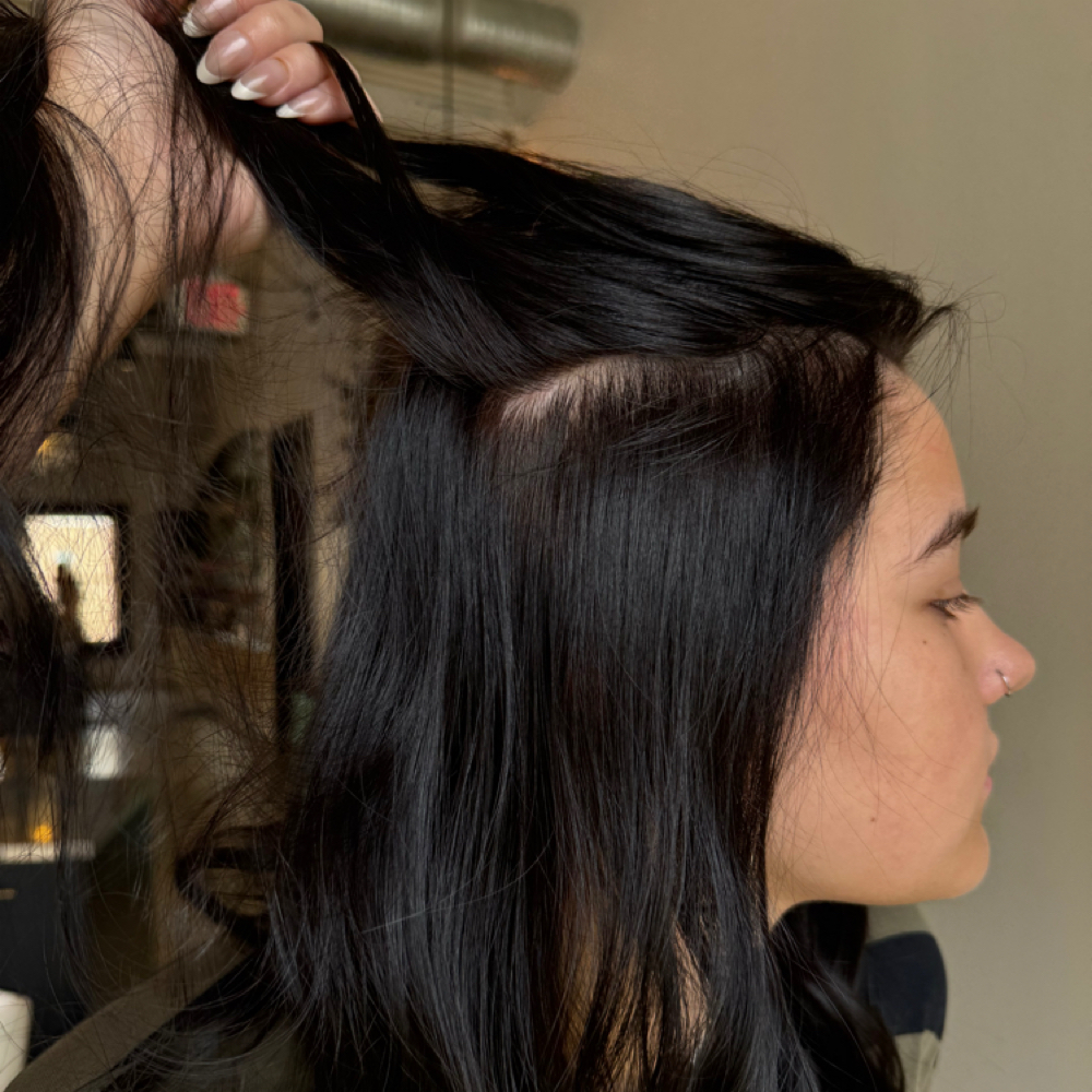 Hairline Grey Coverage (Abby C) at TheBlendedCollective in Indianapolis, IN