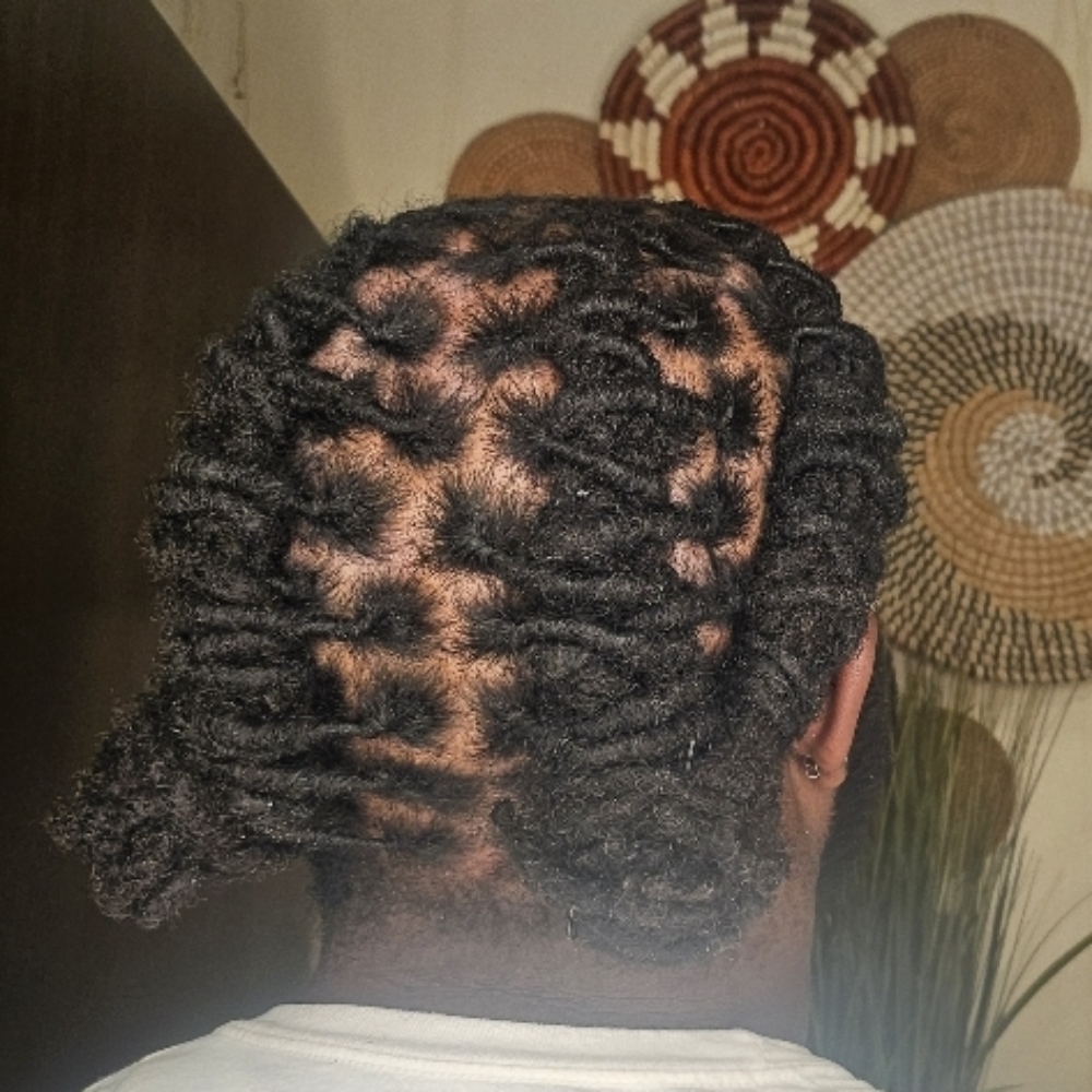 Loc Maintenance w/ Steam at PurdySweet Stylez in Brooklyn, NY