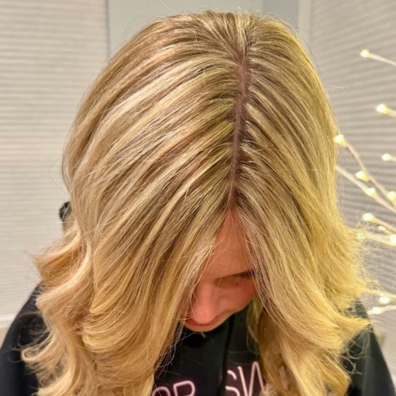 Partial Foil (High & Lowlight) at Honey & Comb Hair Studio in Venice, FL