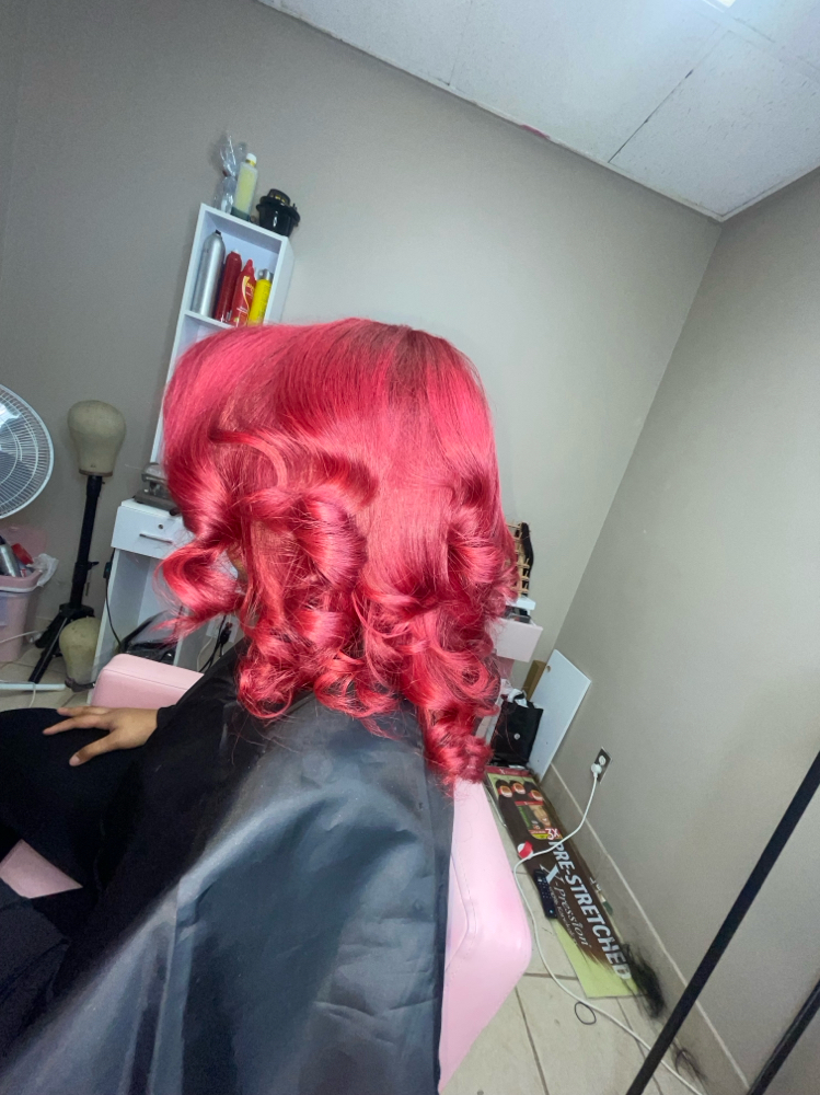 Classic Silk Out + All Over Color at Crowned Beauty Studios LLC in Detroit, MI