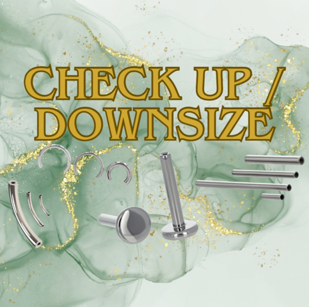 Check Up / Downsize at Dreaming Tree Body Art in Port Jefferson Station, NY