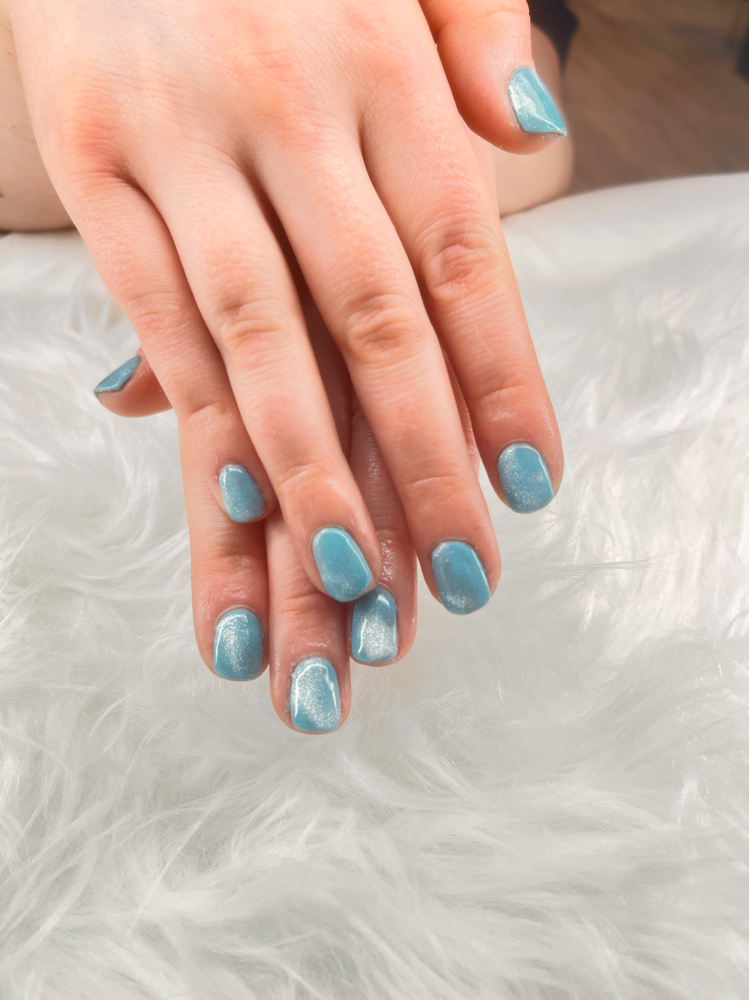 Gel polish manicure