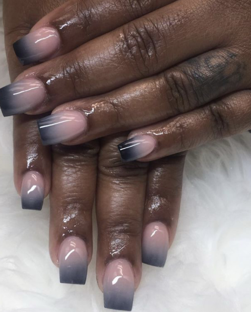 Ombre Nail Design (Short Length)