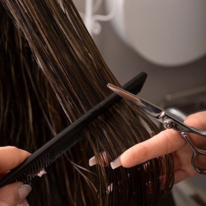 Long Haircut at Chloe Christen- LaRue Beauty Collective in Murray, UT