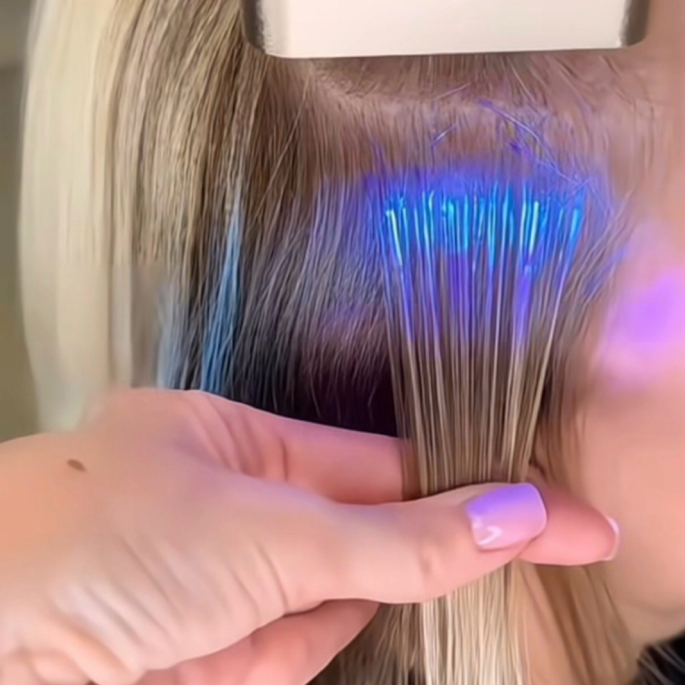 Extensions-V Lights at Tease Hair Studio in Cape Coral, FL