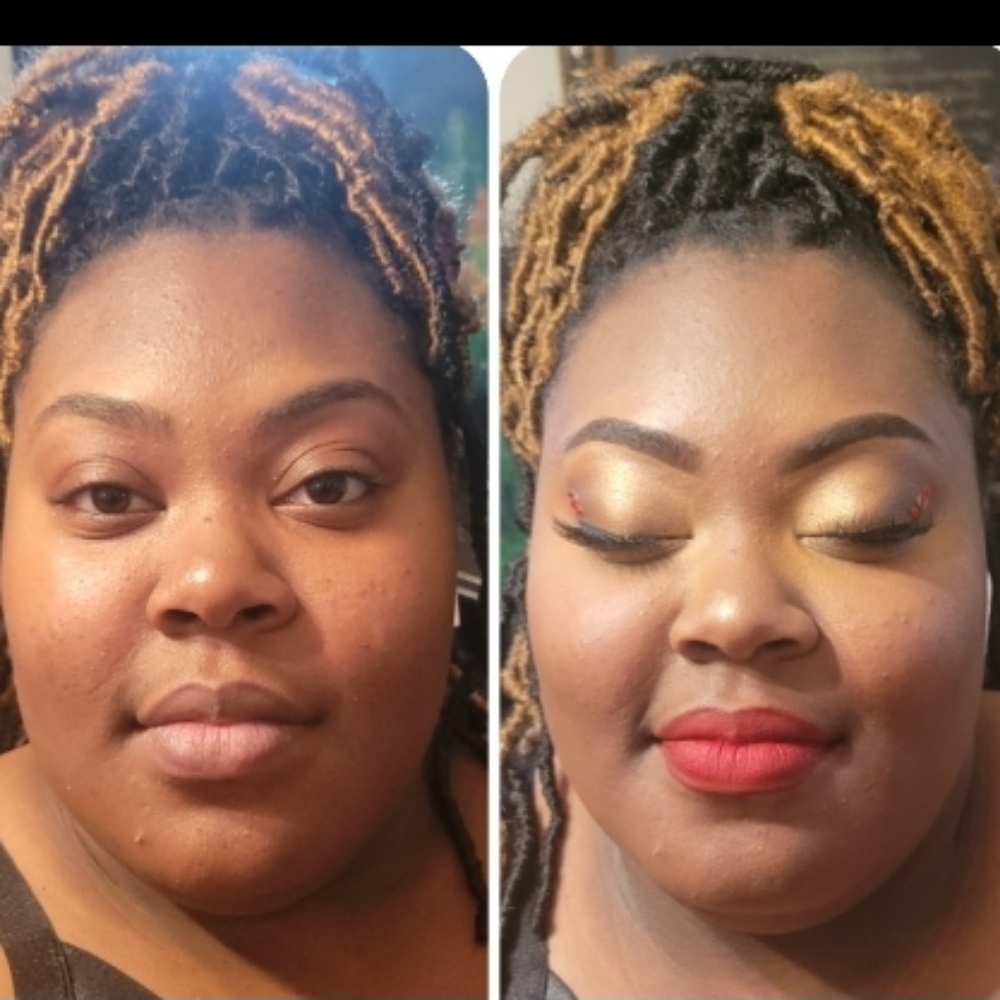 Natural Glam Makeup at Bare or Beat in Fayetteville, NC