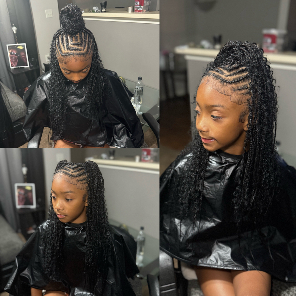 Kiddos Fulani Boho Knotless ๐
