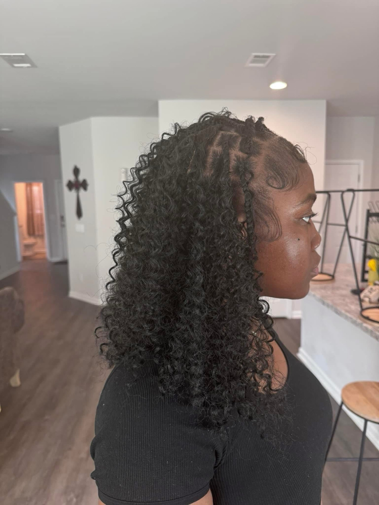 Boho Knotless Bob at Braided By UNeeQ in Moundville, AL