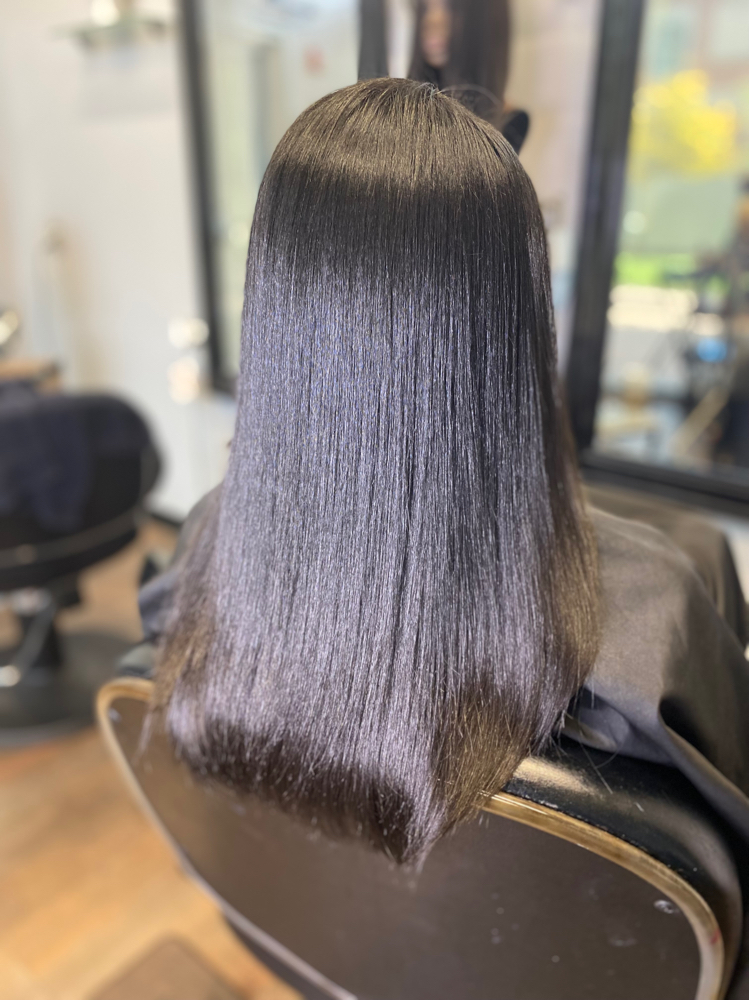 Silk Press/Wrap And Curl