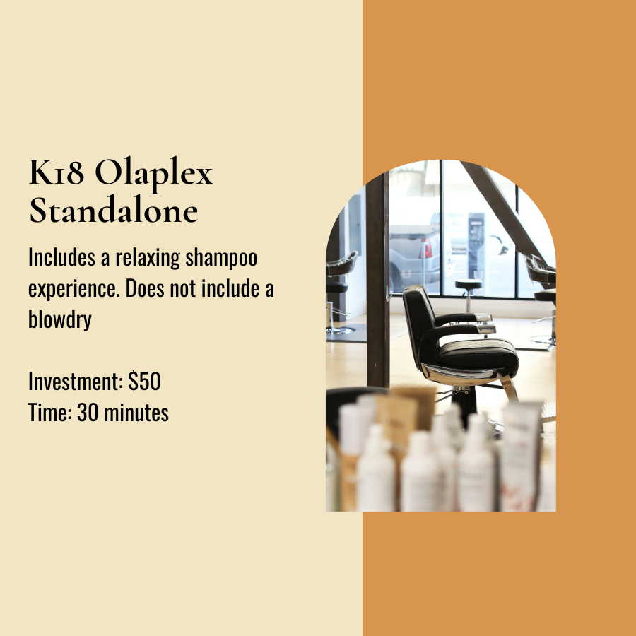 K18/Olaplex treatment