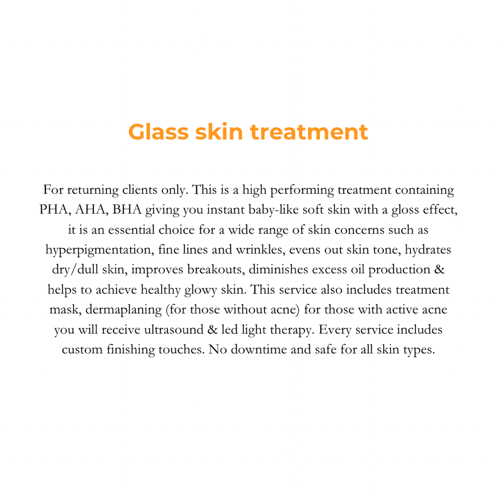 Glass Skin Treatment