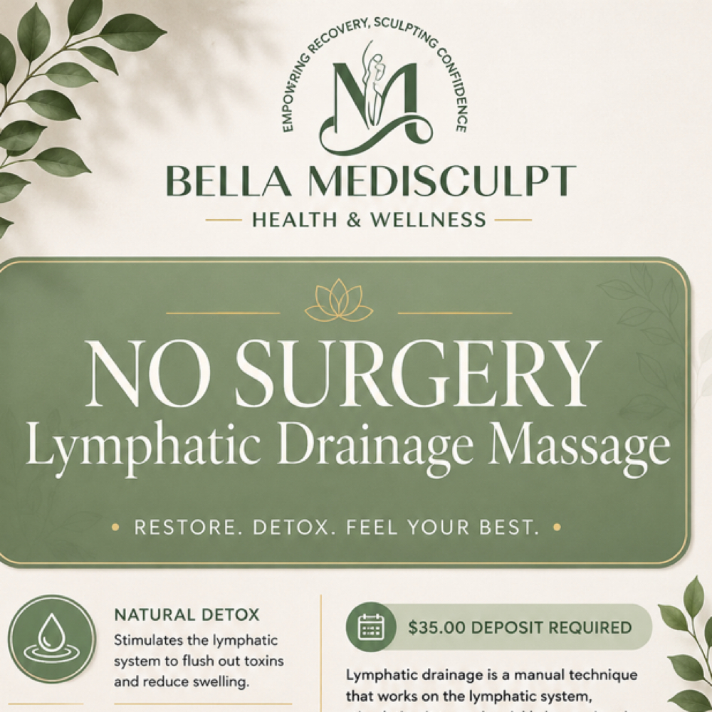 NO SURGERY / Lymphatic Drainage at Bella Medisculpt Health & Wellness in Tempe, AZ