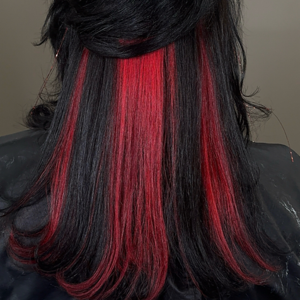 Peekaboo double process at Glammedbynatt in Tonawanda, NY