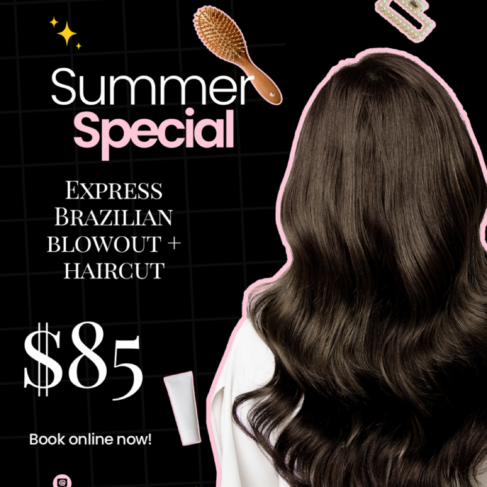 Express Brazilian Blowout PROMO at Rebel Gypzy Hair Co. in Butte, MT