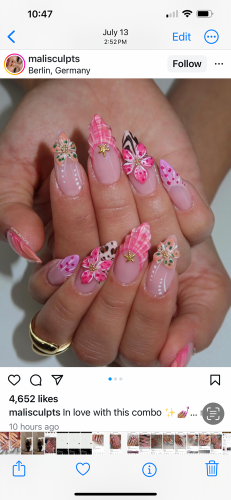 Fill In Any Shape Med Length & Art at Kat Klawzz in Little River, SC