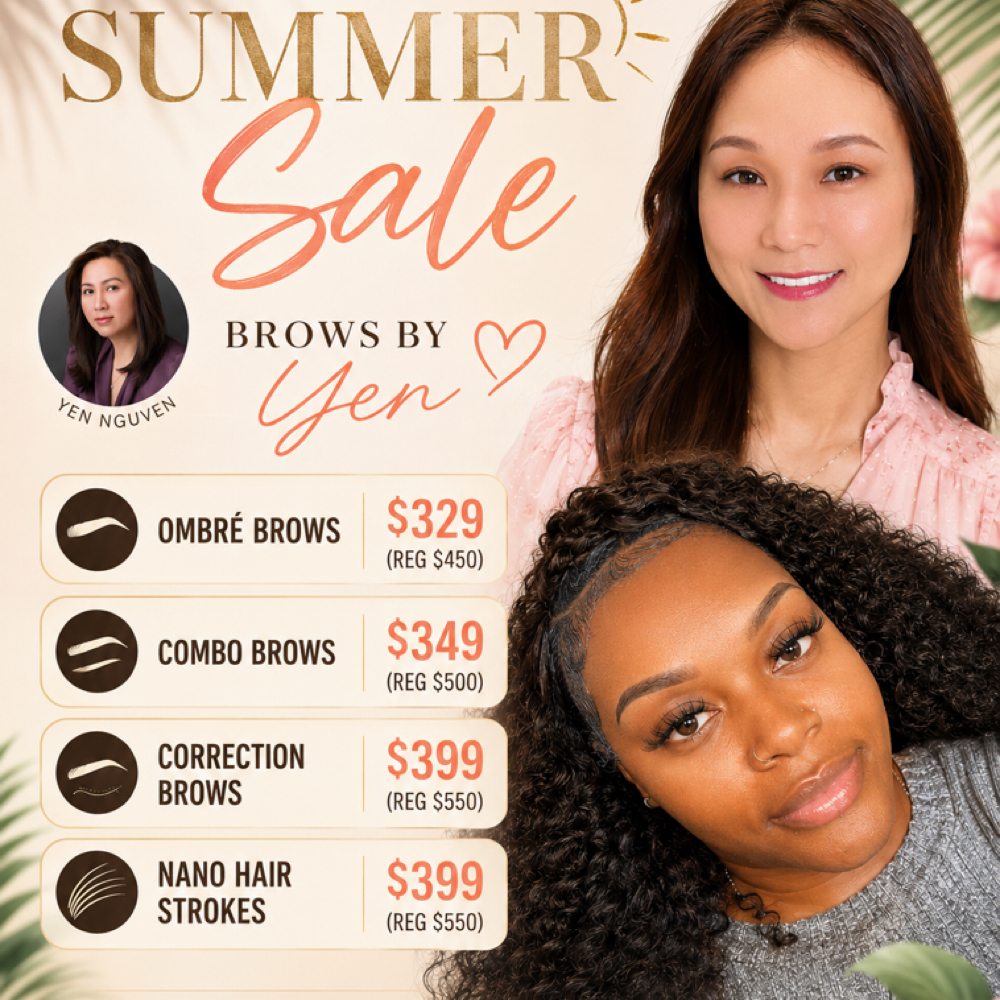 Correction Brows ( Summer Sale) at Brows by Yen in Houston, TX