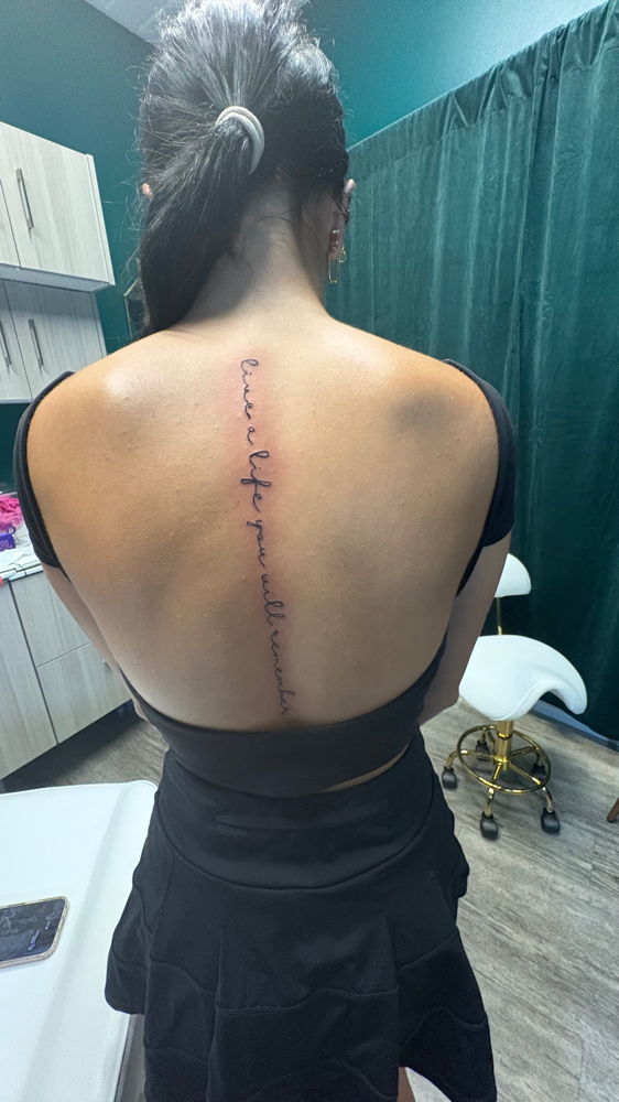 Spine Tattoo