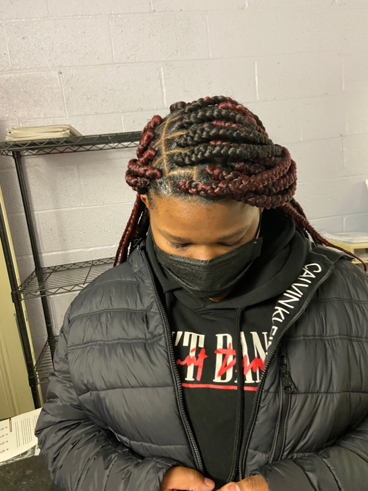 Medium Box Braids at Elevated By Beauty in Honolulu, HI